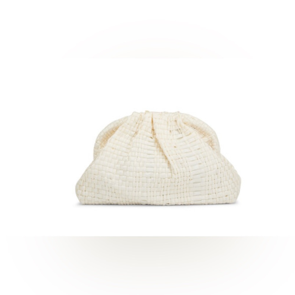 Maria La Rosa Large Woven Clutch